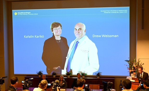Katalin Kariko i Drew Weissman laureatami Nagrody Nobla z medycyny