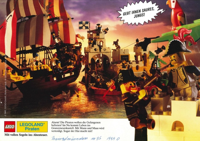 Katalog LEGO z 1989 roku, gdy figurki otrzymały wiele nowych elementów wyglądu /materiały prasowe