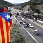 Katalońscy separatyści zablokowali autostradę na granicy z Francją