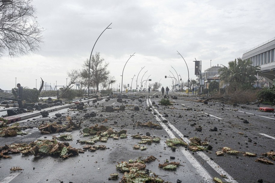 Katania po przejściu cyklonu Harry /Andrea Matteo Petrelli/IP/SIPA/SIPA/East News /East News