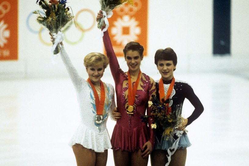 Katarina Witt zdobyła złoty medal podczas zimowych igrzysk olimpijskich w Sarajewie w 1984 roku /PA Images Archive / Contributor /Getty Images
