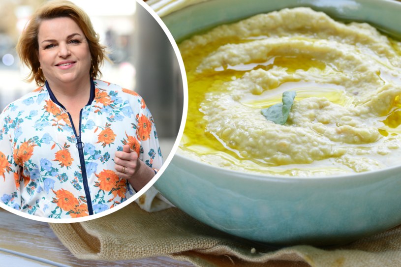 Katarzyna Bosacka pokazała, jak zrobić hummus z bobu. Szybki i prosty przepis