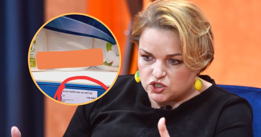 Katarzyna Bosacka pokazała kosmiczną cenę papieru toaletowego /AKPA