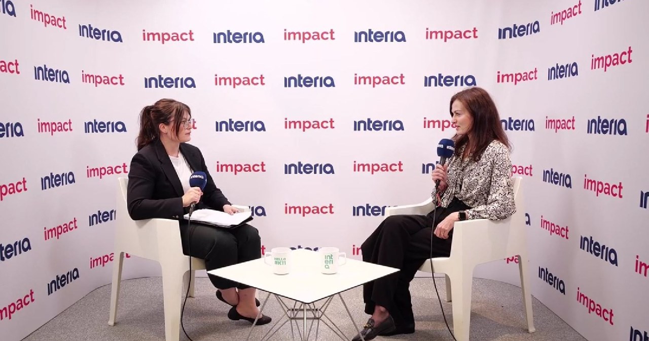 Katarzyna Broniarek-Niemczycka, dyrektorka ds. komunikacji w IKEA Retail w studiu Interii, Impact24. /INTERIA.PL