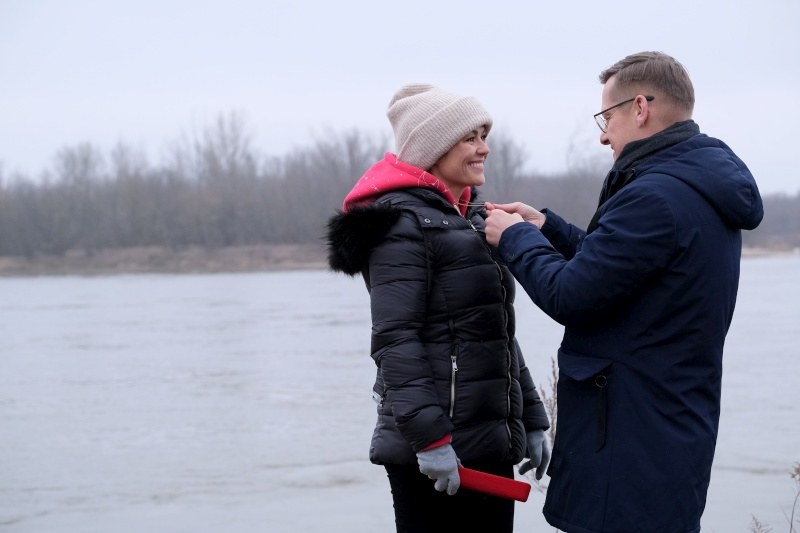 Katarzyna Cichopek i Marcin Mroczek w "M jak miłość" /Źródło: AIM