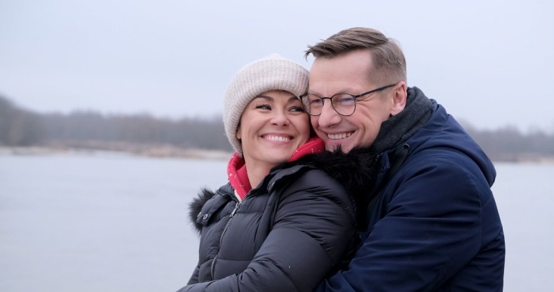 Katarzyna Cichopek i Marcin Mroczek w "M jak miłość" /Źródło: AIM