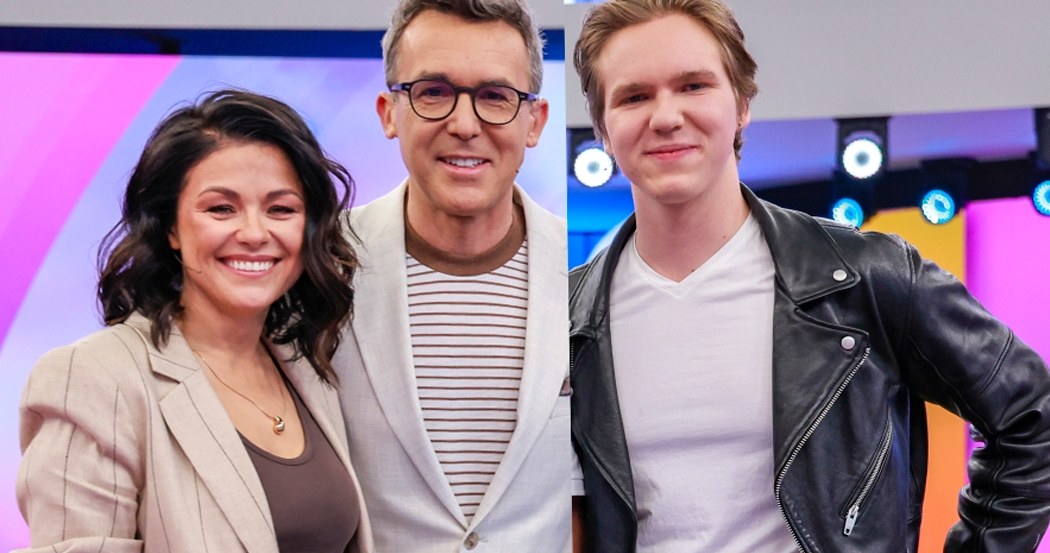 Katarzyna Cichopek, Maciej Kurzajewski i syn Julian /AKPA