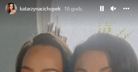 Katarzyna Cichopek na planie serialu "M jak Miłość" /https://www.instagram.com/katarzynacichopek/ /Instagram