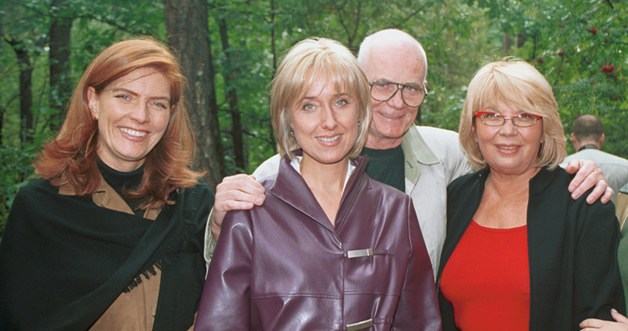 Katarzyna Dowbor, Agata Młynarska, Nina Terentiew - 2001 r. /Mikulski /AKPA