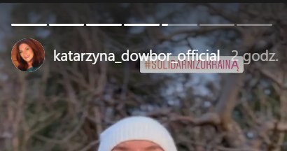 Katarzyna Dowbor dumna z Polaków /Instagram