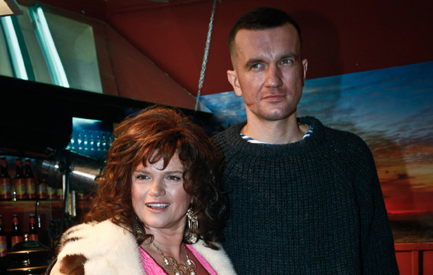 Katarzyna Figura i Tomasz Kot na planie "Yumy", fot.Marcin Dławichowski &nbsp; /Agencja FORUM