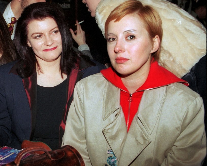 Katarzyna Kanclerz i Edyta Bartosiewicz, 1996 r. Fot. Mieczysław Włodarczyk /Reporter