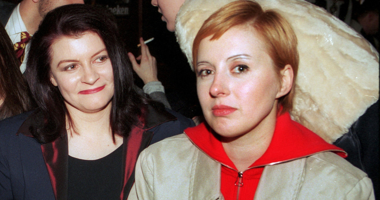 Katarzyna Kanclerz i Edyta Bartosiewicz, 1996 r. Fot. Mieczysław Włodarczyk /Reporter