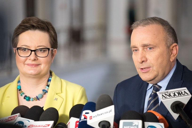 Katarzyna Lubanuer i Grzegorz Schetyna /Pawel Wisniewski /East News