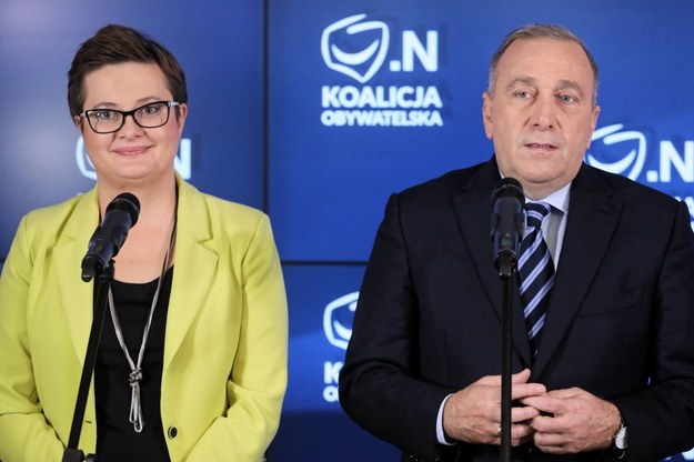 Katarzyna Lubnauer i Grzegorz Schetyna /Paweł Supernak /PAP
