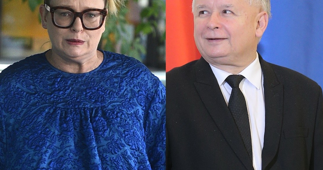 Katarzyna Nosowska i Jarosław Kaczyński /MWMedia /MWMedia