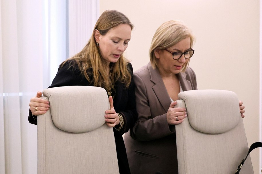 Katarzyna Pełczyńska-Nałęcz (L), Paulina Hennig-Kloska (P) /Adam Burakowski   /East News