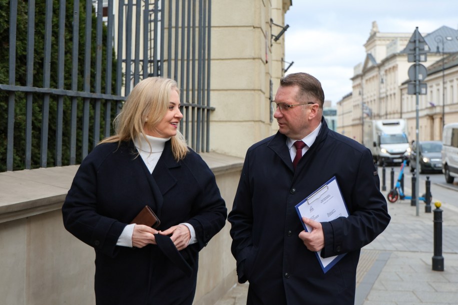 Katarzyna Sójka i Przemysław Czarnek /Paweł Supernak /PAP