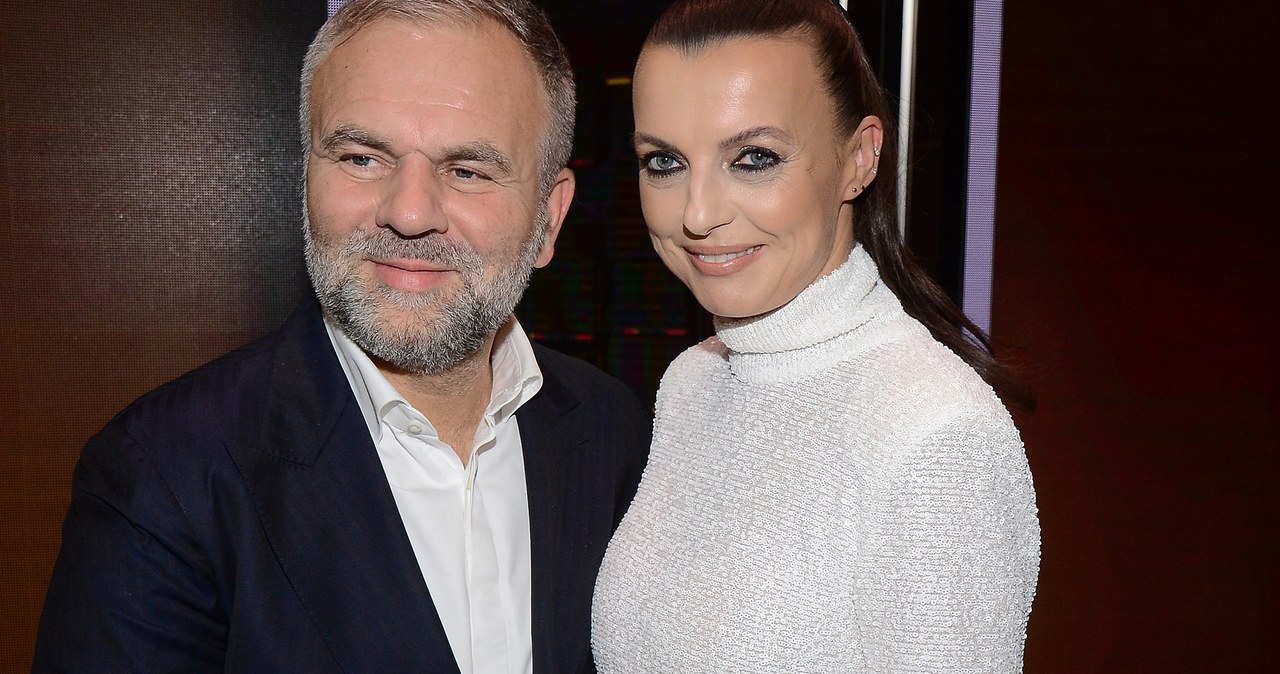 Katarzyna Sokołowska z ukochanym /Agencja FORUM