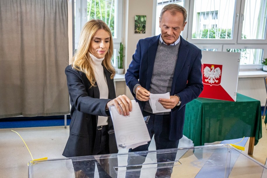 Katarzyna Tusk-Cudna i Donald Tusk, zdj. archiwalne /Piotr Hukalo/East News /East News