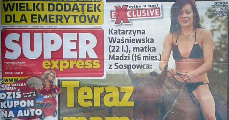 Katarzyna W. gościła na okładce tabloidu /materiał zewnętrzny