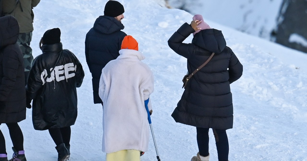 Katarzyna Warnke zdobywa Kasprowy Wierch o kuli /pomponik exclusive