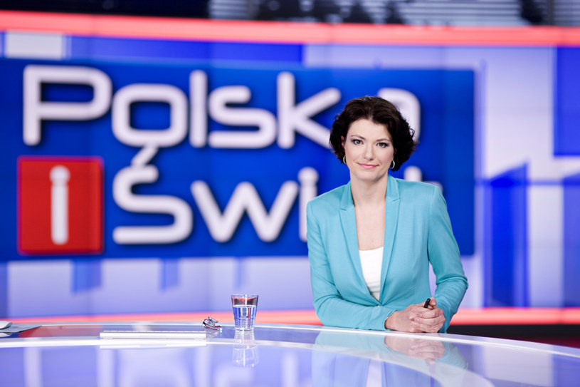 Katarzyna Werner w programie "Polska i świat", fot. TVN / Krzysztof Dubiel /materiały prasowe