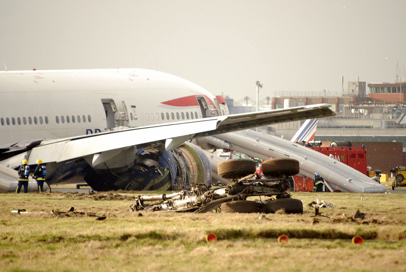 Katastrofa Boeinga 777-200ER ze stycznia 2008 r. Jedna z niewielu, z których pasażerowie uszli z życiem /domena publiczna