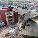 Katastrofa budowlana w Chorzowie. Trwa odgruzowywanie terenu