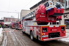 Katastrofa budowlana w Katowicach, zawalił się strop w kamienicy