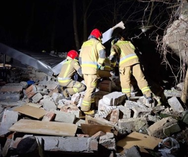 Katastrofa budowlana w Łódzkiem. Służby odgruzowały teren