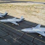 Katastrofa drona przyszłości. YFQ-42A spadł z nieba tuż po starcie 