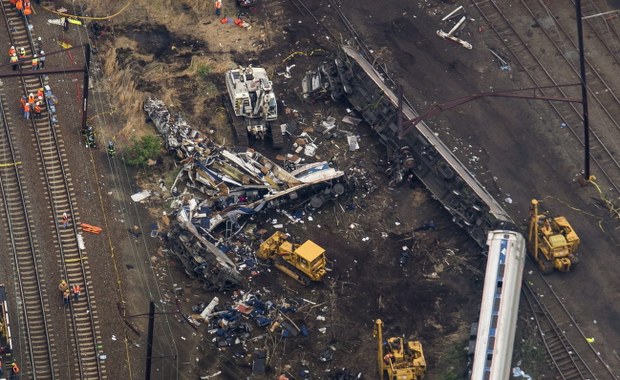 Katastrofa kolejowa pod Filadelfią. Pociąg jechał dwa razy szybciej niż powinien