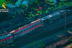 Katastrofa kolejowa w Hiszpanii. Wiele ofiar. Galeria