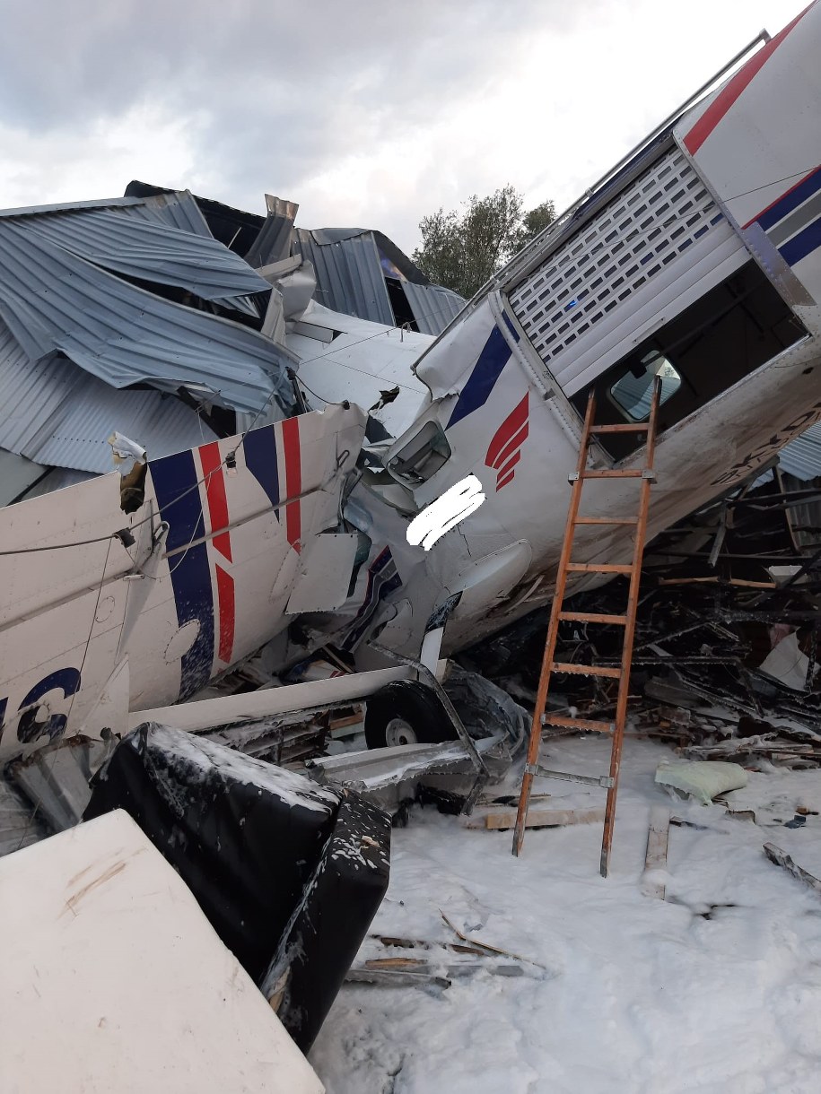 Katastrofa lotnicza w Chrcynnie /Państwowa Straż Pożarna