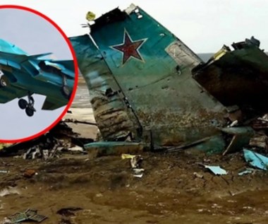 Katastrofa rosyjskiego myśliwca Su-34 w Ukrainie