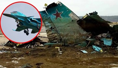 Katastrofa rosyjskiego myśliwca Su-34 w Ukrainie