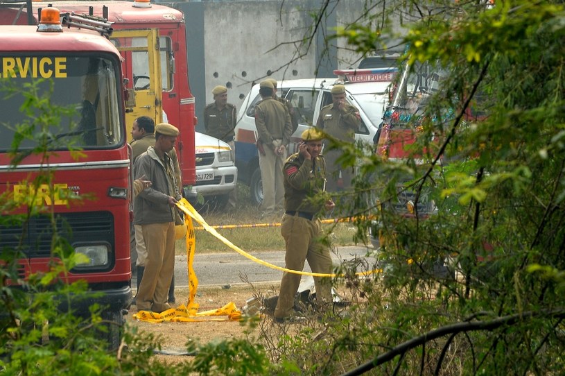 Katastrofa samolotu koło Delhi /Chandan Khanna /AFP