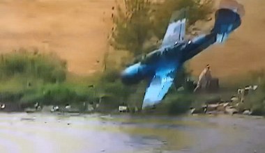 Katastrofa samolotu na dzisiejszych pokazach lotniczych w Płocku (film)