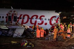 Katastrofa samolotu na lotnisku w Stambule
