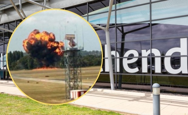 Katastrofa samolotu pod Londynem. Ruch lotniczy wstrzymany