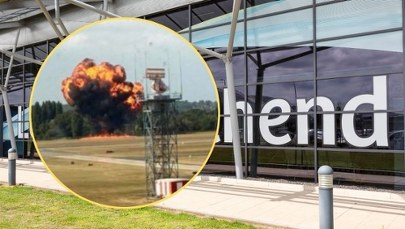 Katastrofa samolotu pod Londynem. Ruch lotniczy wstrzymany