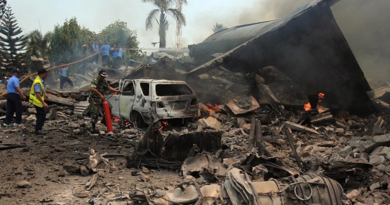 Katastrofa samolotu w Indonezji