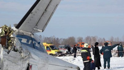 Katastrofa samolotu w Rosji. Zginęło 31 osób, 12 cudem ocalało