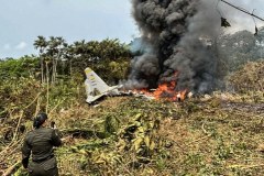 Katastrofa samolotu wojskowego w Kolumbii. Galeria