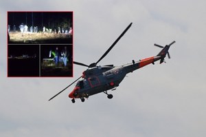 Helicopter crashes in Pomerania.  One person has died