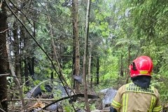 Katastrofa śmigłowca w Małopolsce. Znaleziono wrak
