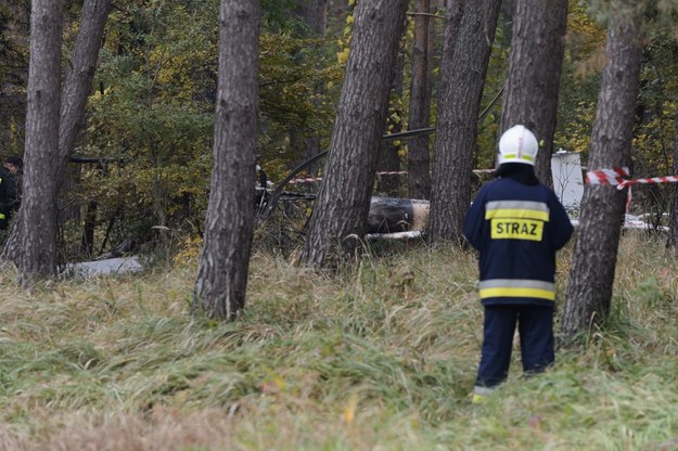 Katastrofa śmigłowca w okolicy Nowego Miasta /Jakub Kaczmarczyk /PAP