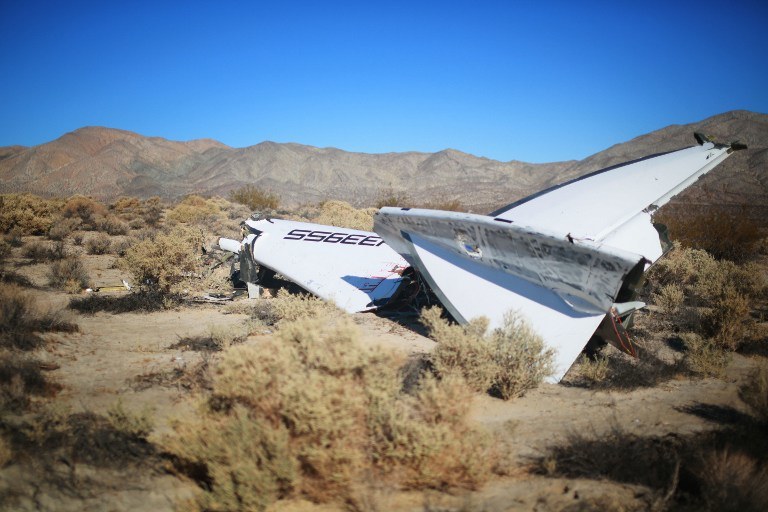 Katastrofa SpaceShipTwo /AFP