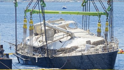 Katastrofa superjachtu u wybrzeży Sycylii. Wrak wyciągnięty